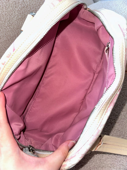 Dior Cherry Blossom Pink Trotter Shoulder Bag