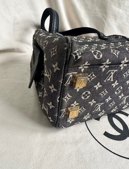 Louis Vuitton Denim Mini Lin Josephine Boston Bag PM