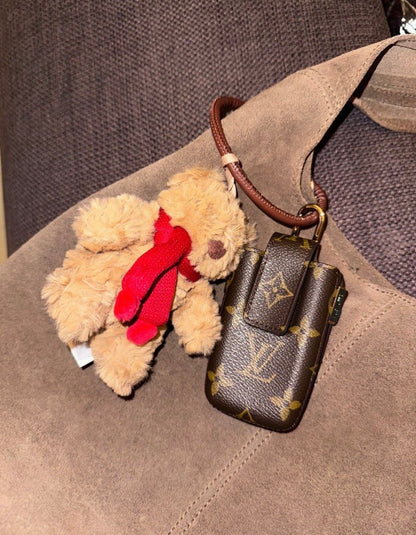 Louis Vuitton Monogram Phone Earpods Holder / Bag Charm / Key Chain