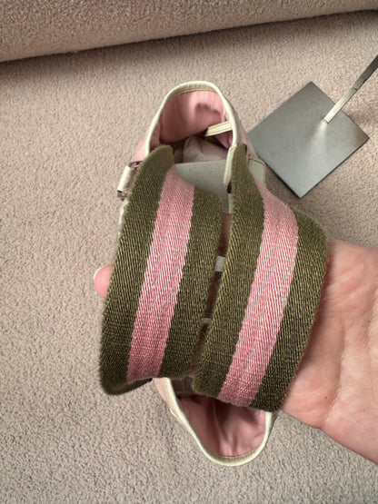 Gucci Pink GG Sherry Canvas Tote Bag