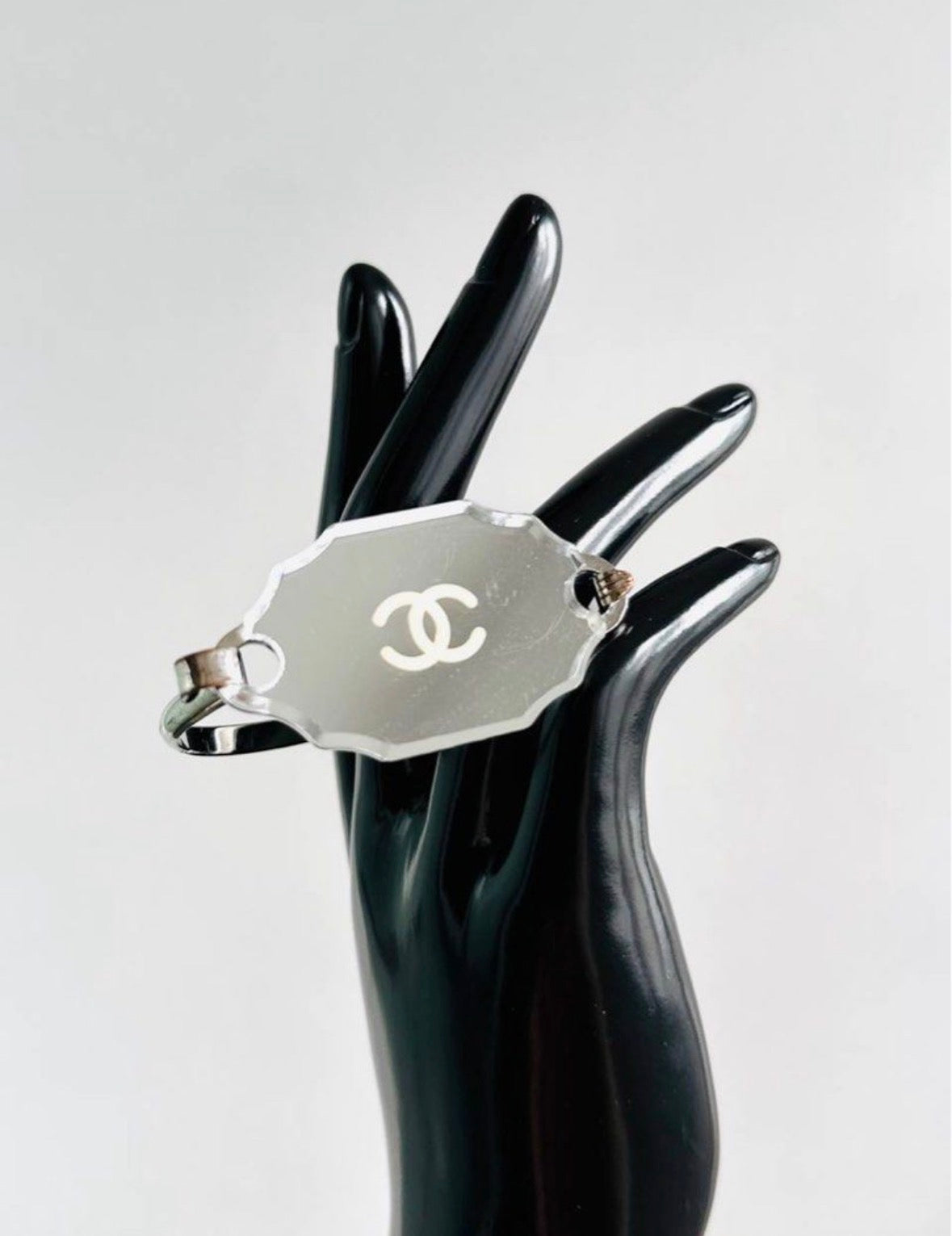 Ultra Rare Chanel 2003 Vanity Mirror Bangle Bracelet