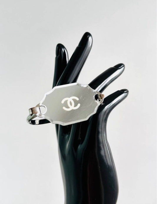 Ultra Rare Chanel 2003 Vanity Mirror Bangle Bracelet