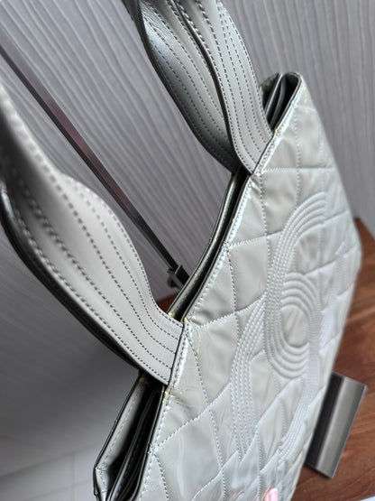 Chanel Paris-Shanghai CC Patent Expandable Tote Bag