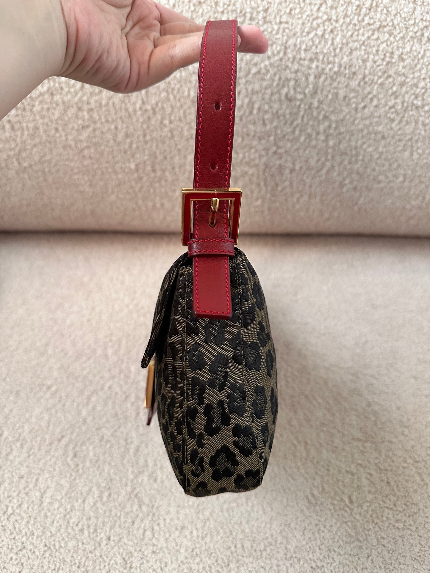 ULTRA RARE Fendi Leopard Cheetah Print Baguette