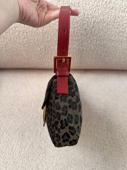 ULTRA RARE Fendi Leopard Cheetah Print Baguette