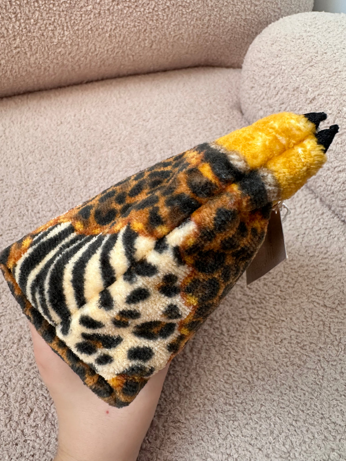 Dior Vintage Animal Print Vanity Zip Pouch