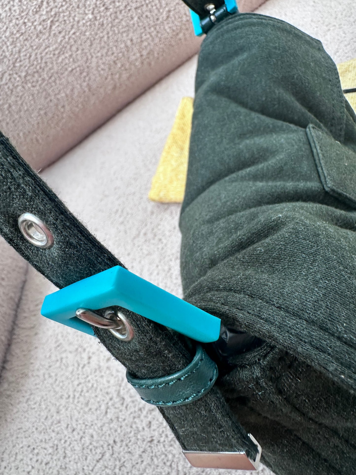 Fendi Tiffany Blue Buckle Baguette