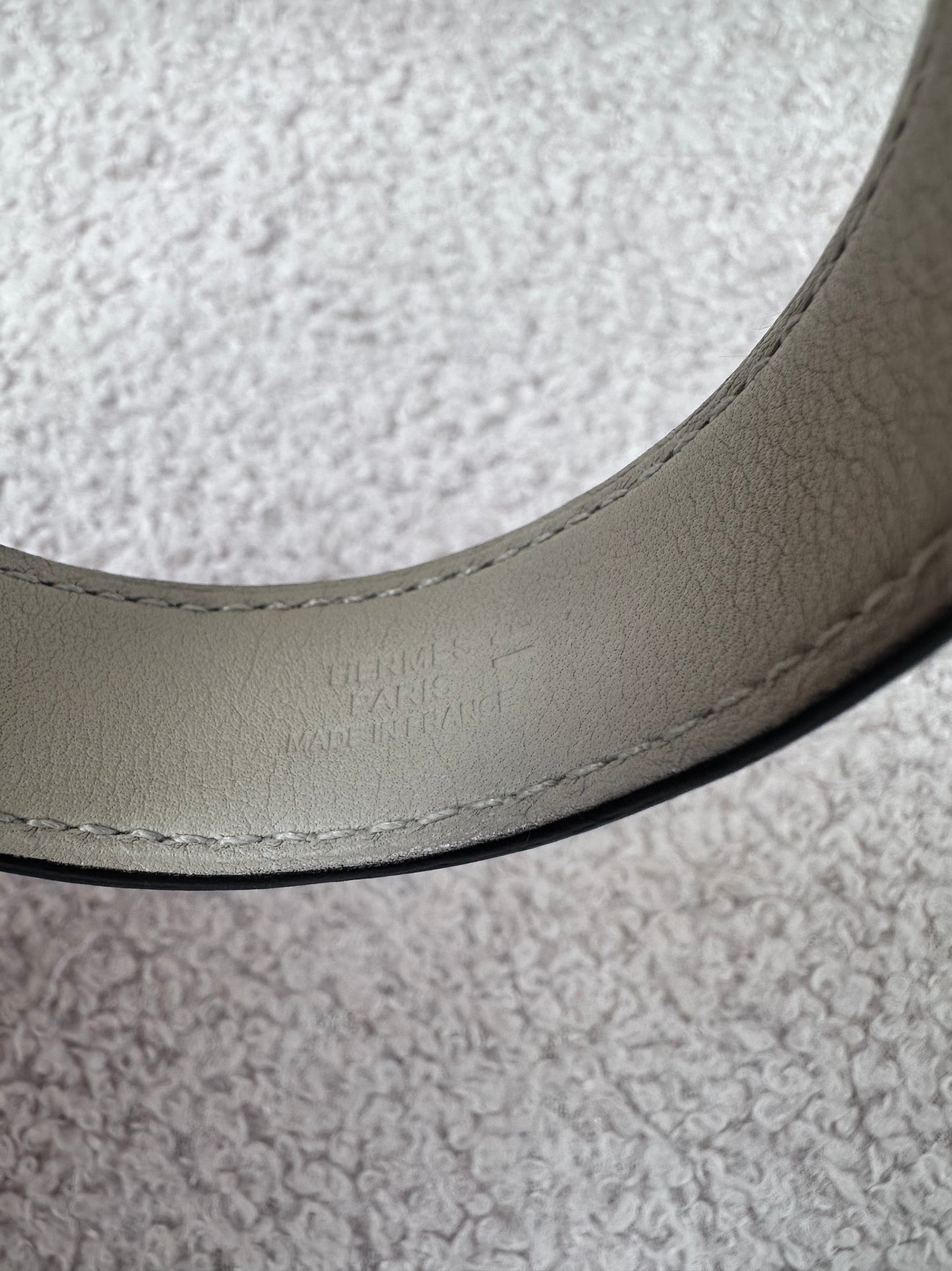 Hermes Exotic Ombre Lizard Leather Bangle