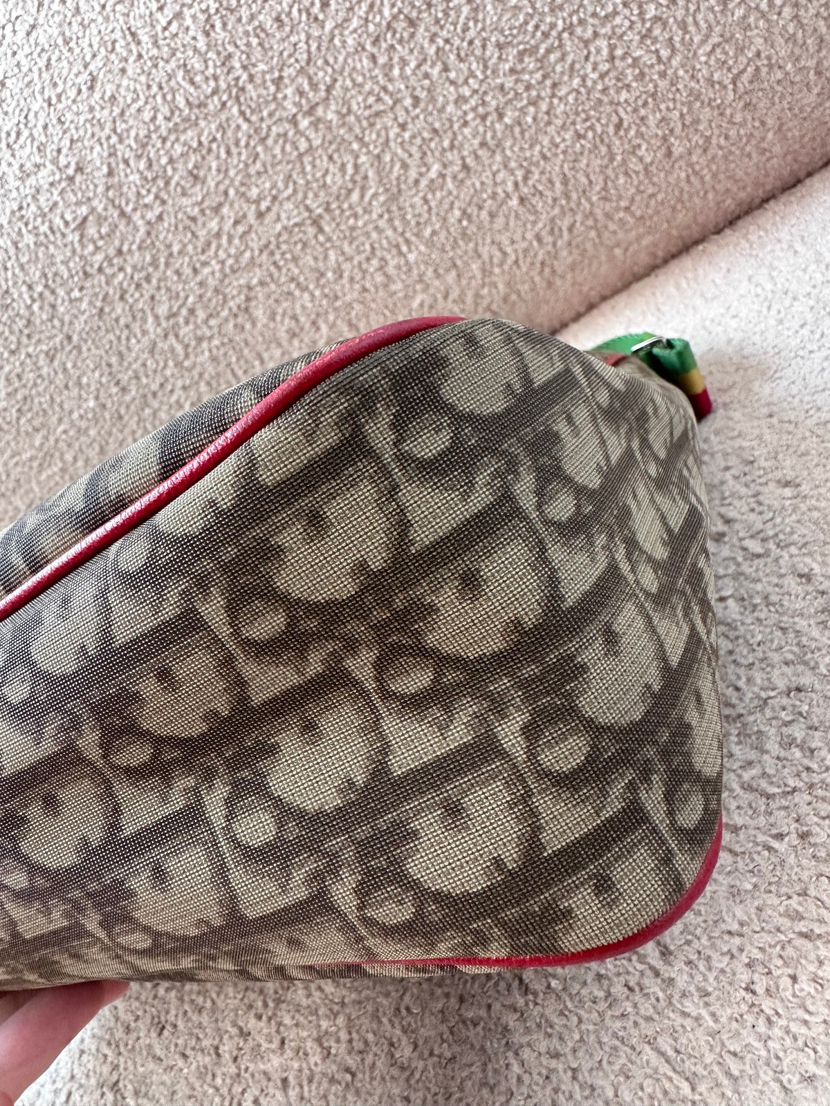 Dior Rasta 2004 John Galliano Rainbow Messenger Crossbody Bag