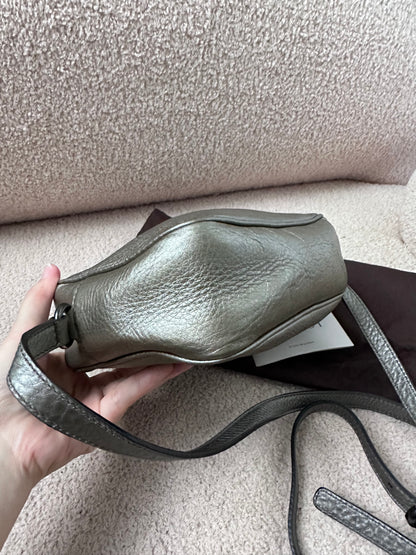 Gucci Soho Disco Crossbody Bag Metallic Silver