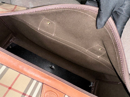 Burberry XXL Carry On Luggage Carrier Duffle Bag