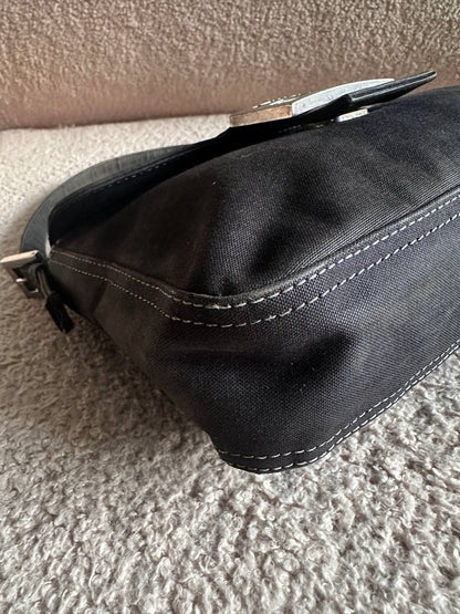 Fendi Denim Marble FF Mamma Baguette