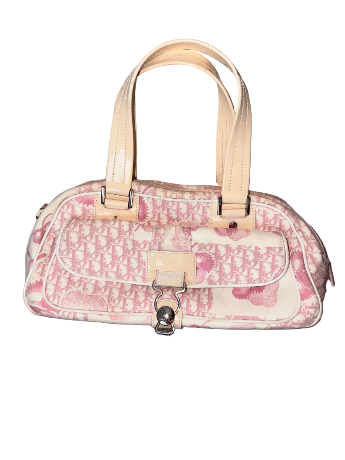Dior Cherry Blossom Pink Trotter Shoulder Bag