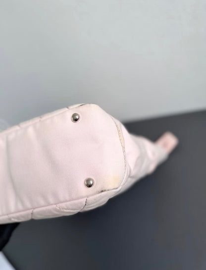 Chanel Baby Pink Biarritz Shoppers Tote Bag