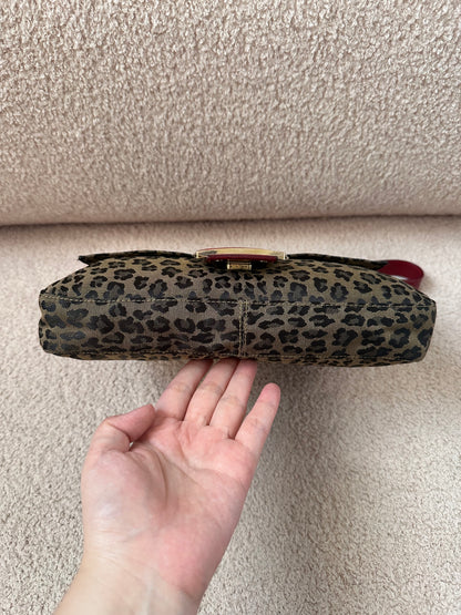 ULTRA RARE Fendi Leopard Cheetah Print Baguette