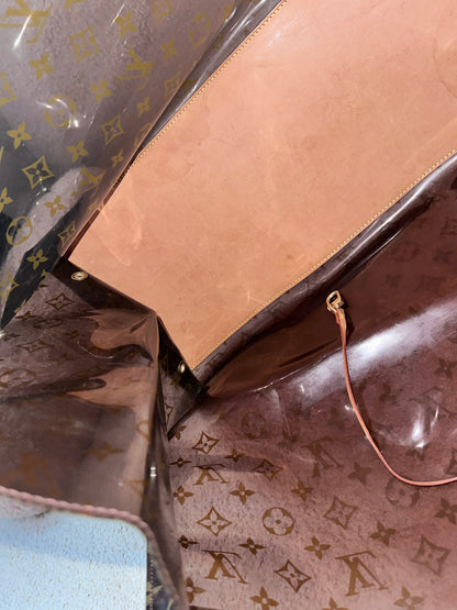 Rare Louis Vuitton PVC Monogram Large Beach Tote Bag