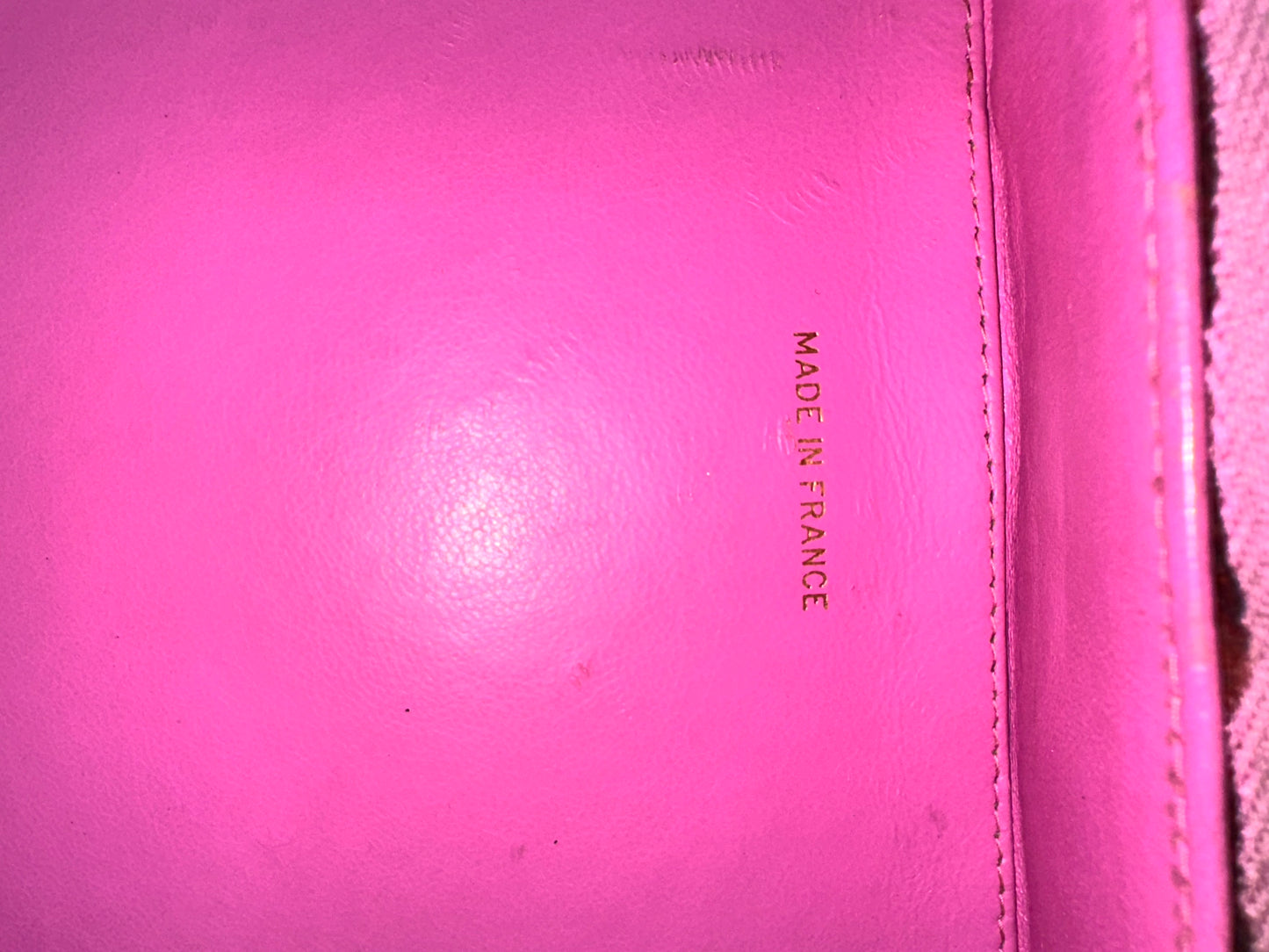 Rare Chanel 1995 Barbie Pink Medium Vanity Two Way Bag with Chain