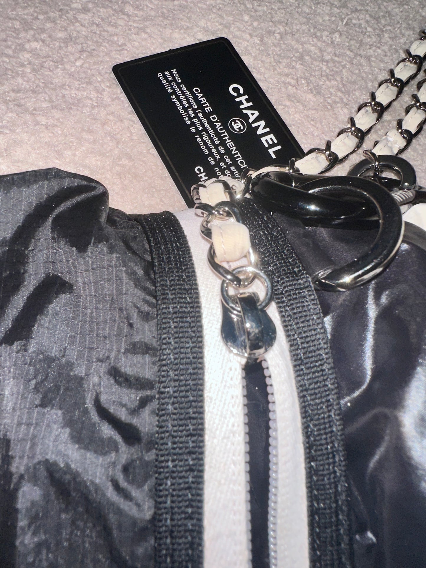 RARE Chanel 2019 By The Sea Drawstring Backpack with Chain Strap