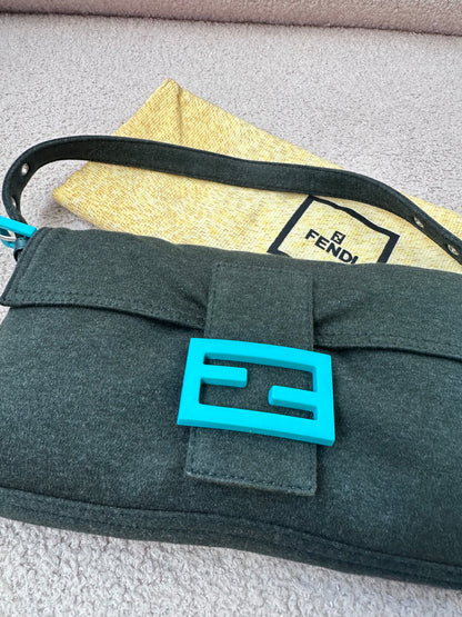 Fendi Tiffany Blue Buckle Baguette
