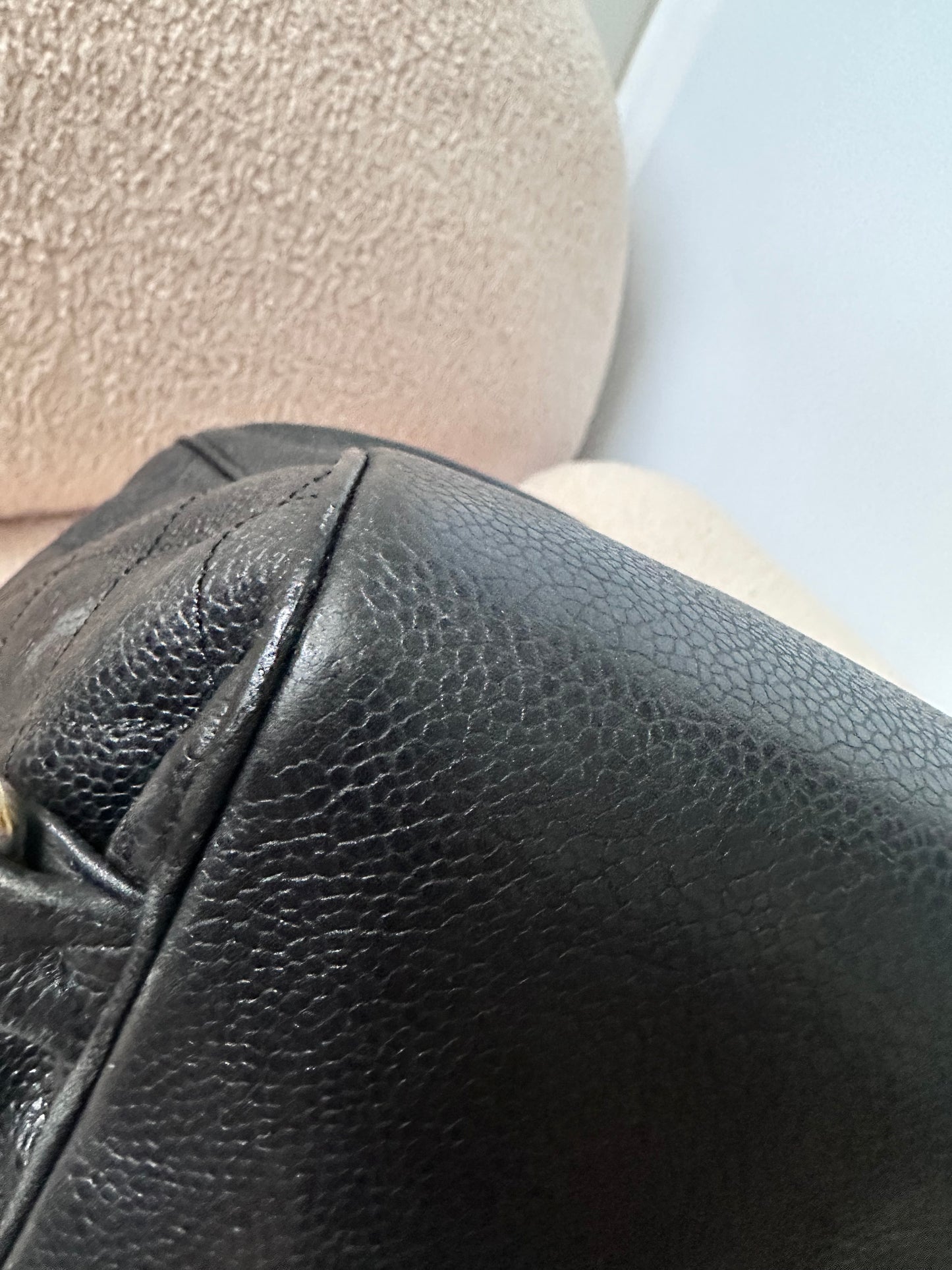 Chanel Caviar Large Vintage Quilted CC Backpack - Black / 24k Gold Plated Hardware