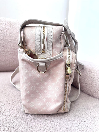 Louis Vuitton Baby Pink Mini Lin Travel Diaper Carryall Bag