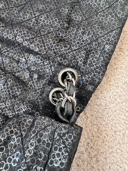 Chanel Sequins Maxi Classic Flap Bag