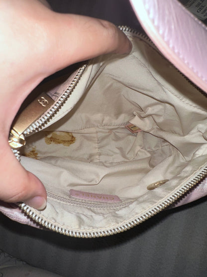 Chanel Pink Mini Travel Line Hobo Bag