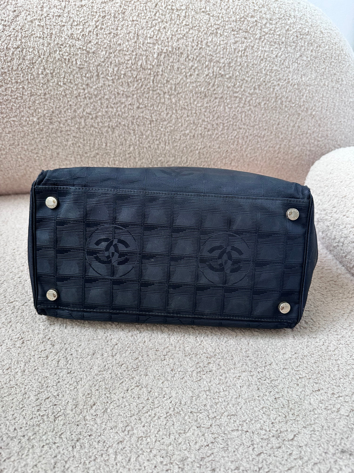 Chanel Hobo Shoulder Bag Jacquard Mini Tote