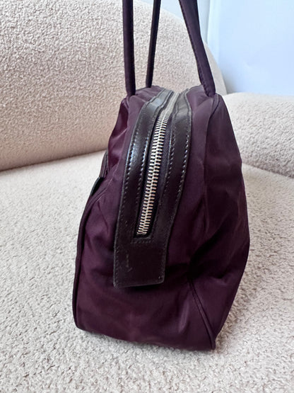 Prada Re-Nylon Cargo Multi Pocket Boston Shoulder Bag