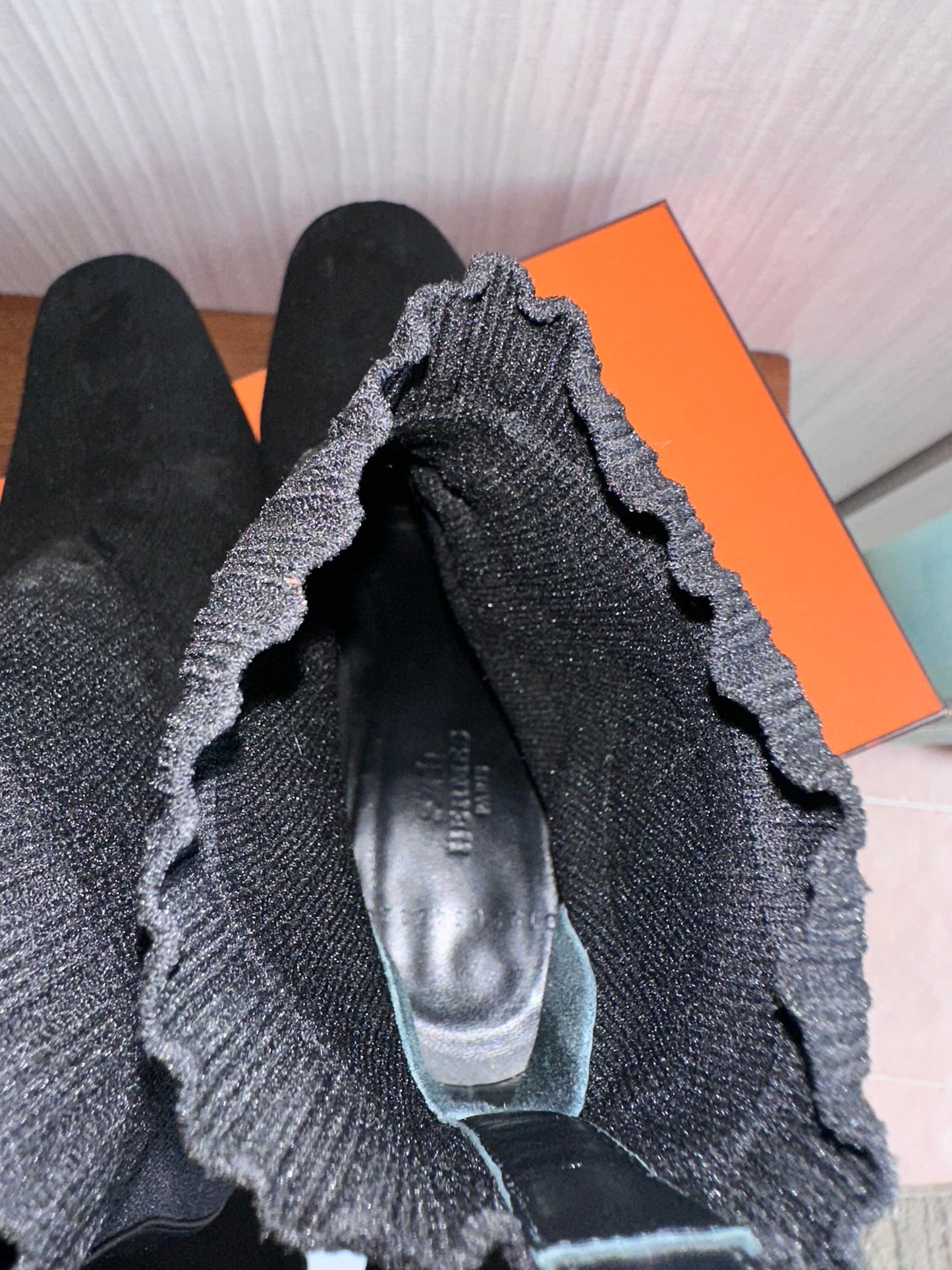 Hermes Knit Ankle Boots Volver Jenna 60