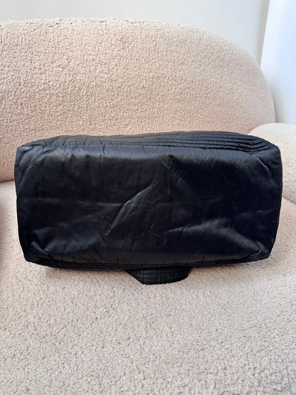 Rare Chanel 2005-2006 Black Nylon Sport Line Travel Bag