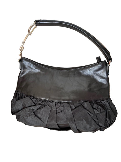 Dior Ballerina Black Corset Lace Medium Shoulder Bag