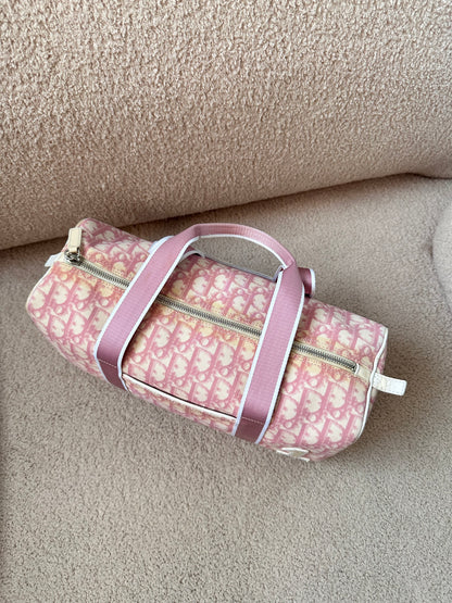 Dior John Galliano Girly Pink Trotter Boston Bag
