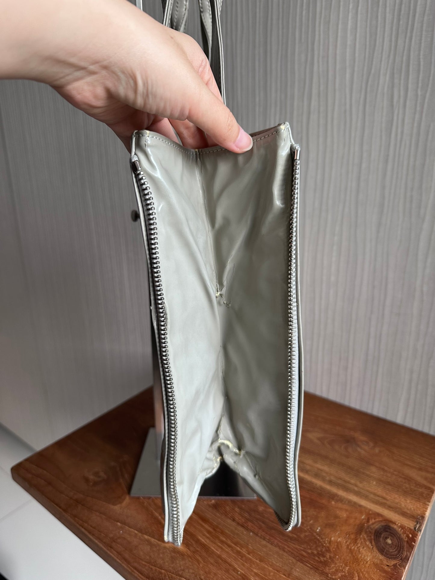 Chanel Paris-Shanghai CC Patent Expandable Tote Bag