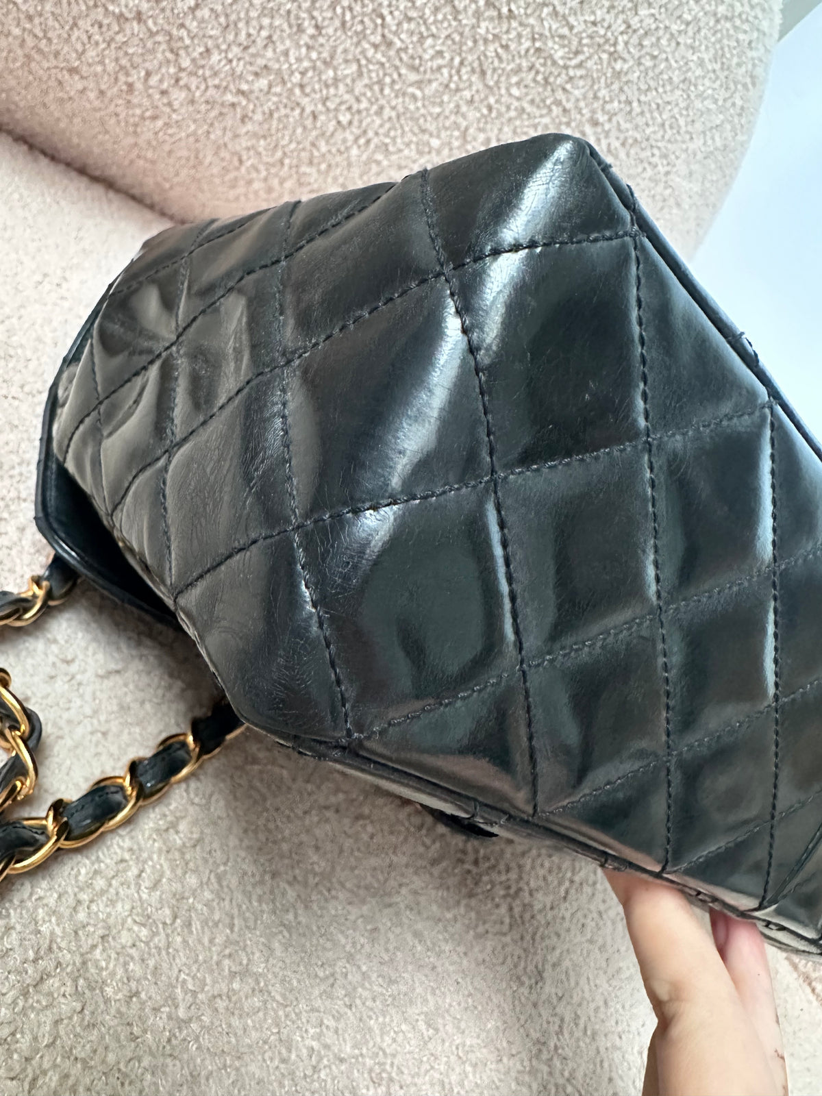 Chanel Timeless Classic Quilted Single Flap Bag Black