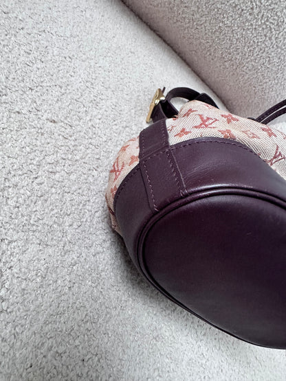 Louis Vuitton Noelie Monogram Mini Lin Canvas Bucket Bag