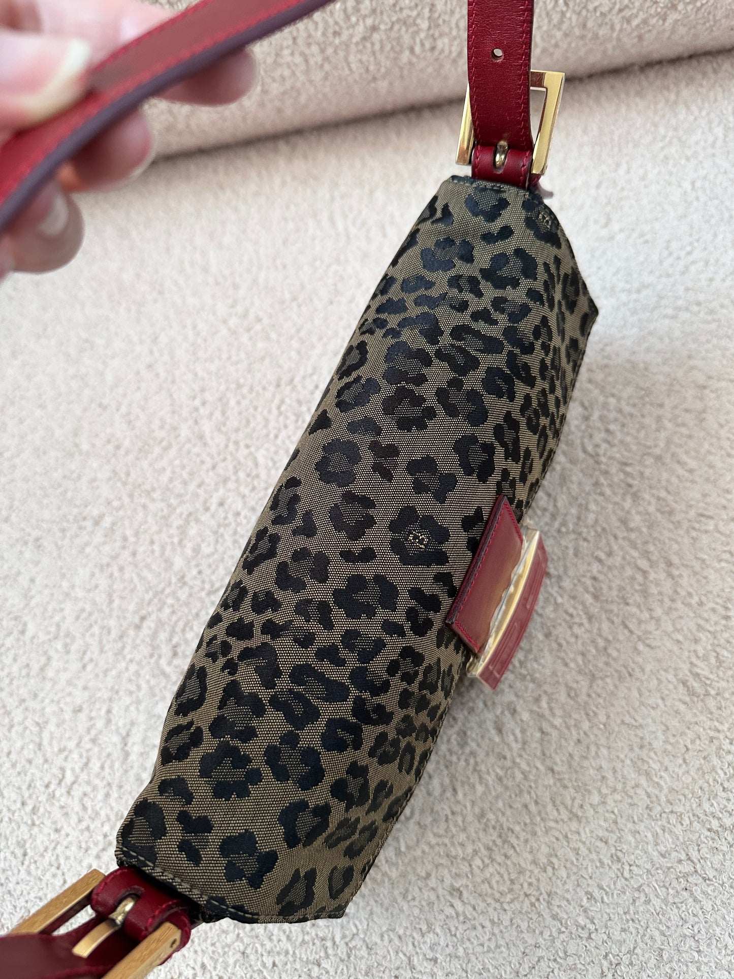 ULTRA RARE Fendi Leopard Cheetah Print Baguette