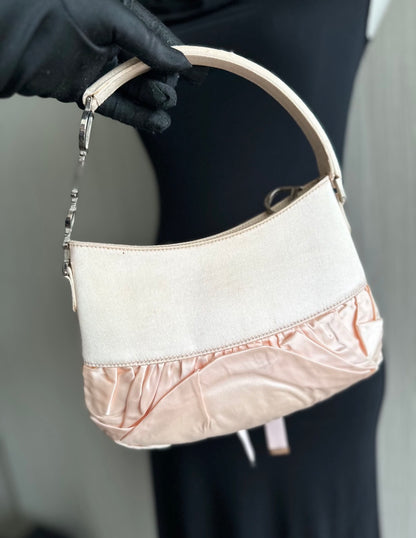Dior by John Galliano Ballet Corset Ribbon Saddle Trotter Bag
