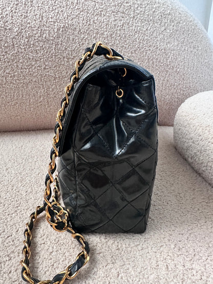 Chanel Timeless Classic Quilted Single Flap Bag Black