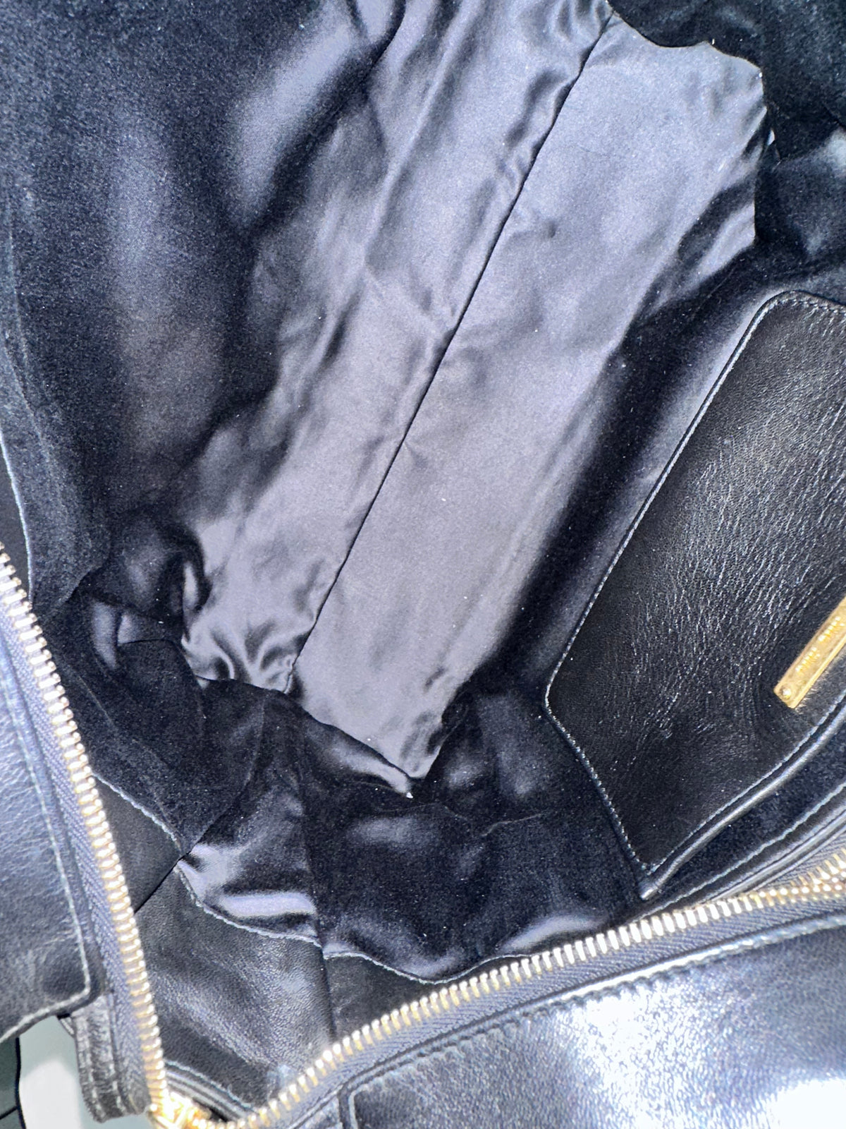Miu Miu Large Matelasse Nappa Leather Bag Black