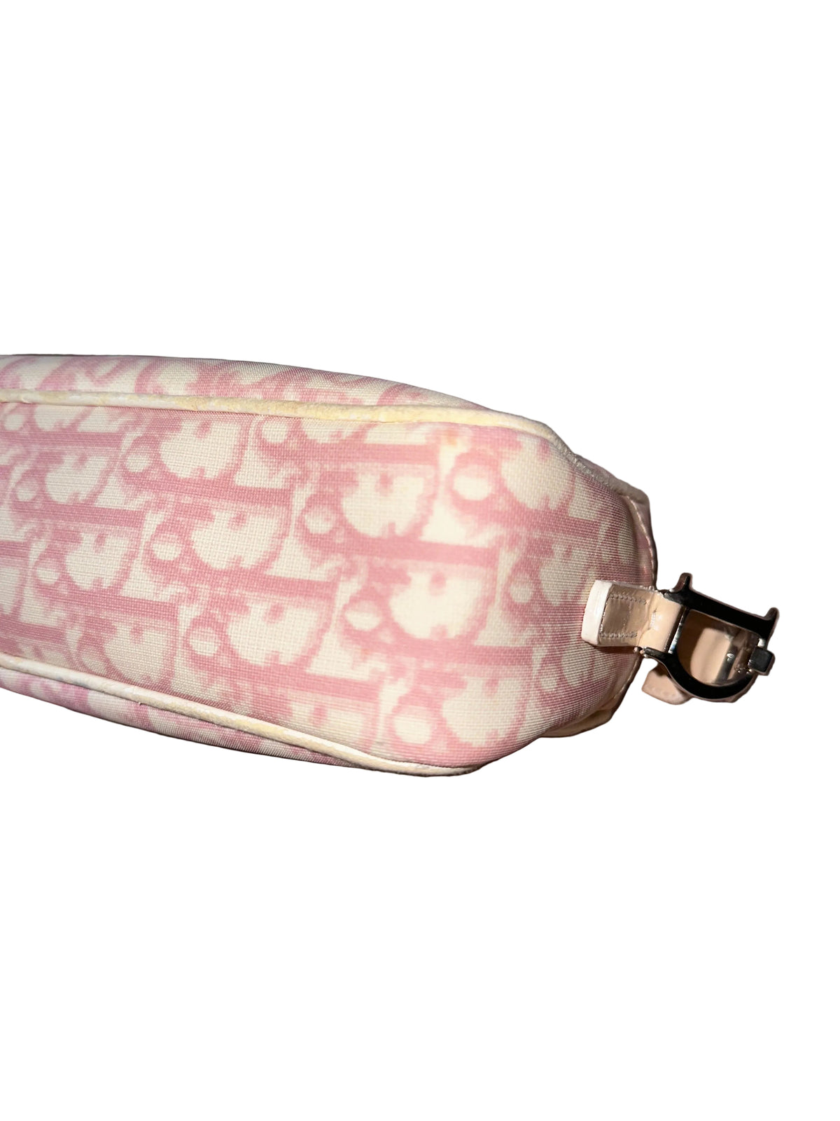 Dior 2003 Pink Trotter Oblique Diorissimo Crossbody Bag