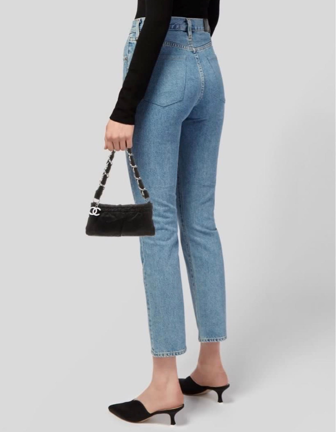 Chanel East West Hobo Mini Velvet Shoulder Bag