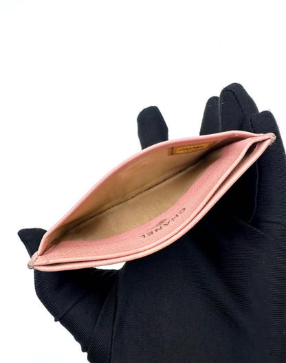 Chanel Pink Caviar Vintage Cardholder