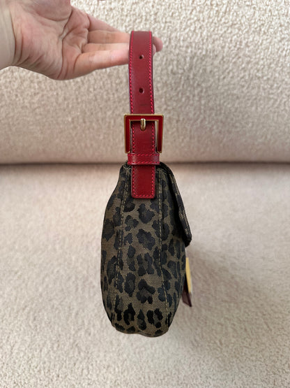 ULTRA RARE Fendi Leopard Cheetah Print Baguette