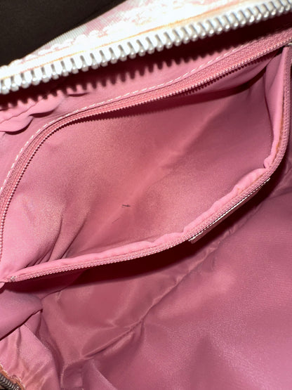 Dior 2003 Pink Trotter Oblique Diorissimo Crossbody Bag