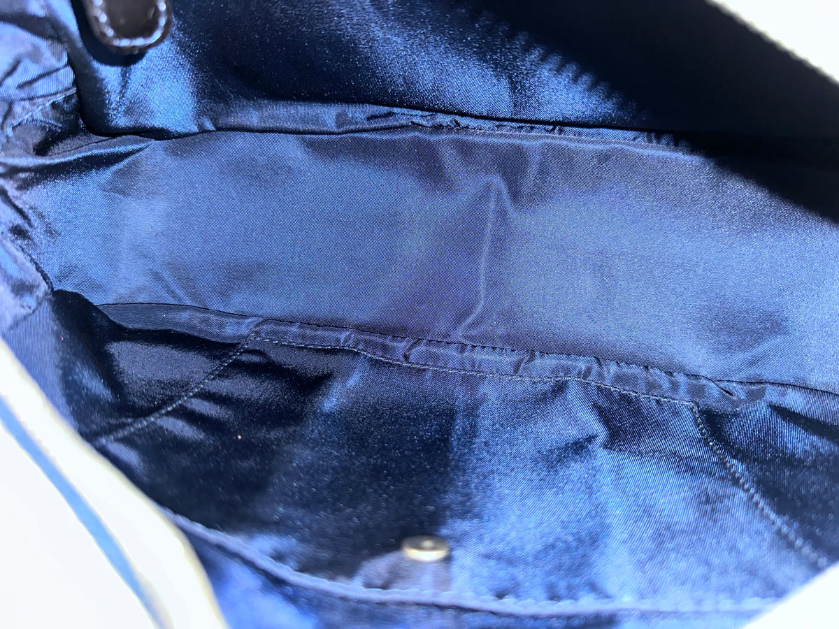 Dior John Galliano “Miss Diorella” Speedway Denim Bowler Bag
