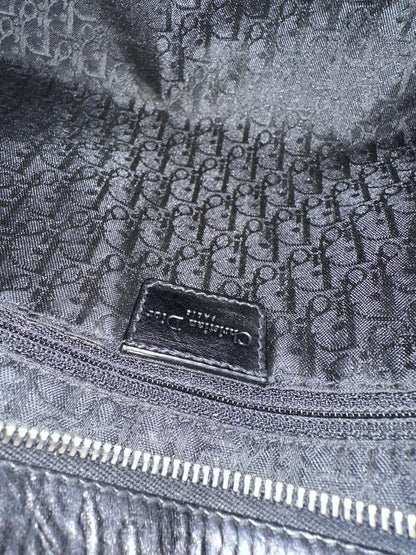 Dior Ballerina Black Corset Lace Medium Shoulder Bag