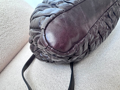 Miu Miu XL Large Matelasse Napa Leather Tote Bag