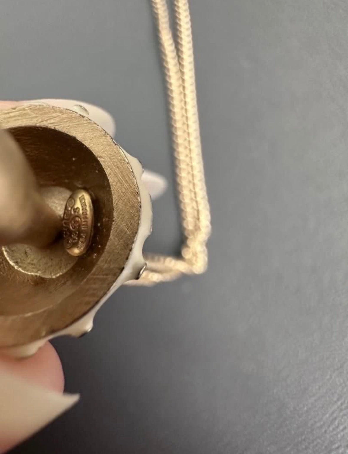Rare Chanel 2003 Vintage Mushroom Motif Necklace Pendant