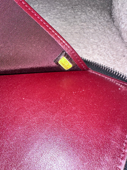 RARE Chanel Caviar Quilted Zip Around Organiser Agenda Large Clutch